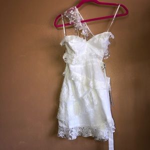 for love and lemons lucien one shoulder dress